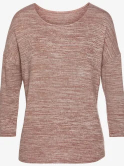 Vivance T-Shirts<T-shirt à manches 3/4 aspect chiné tendance