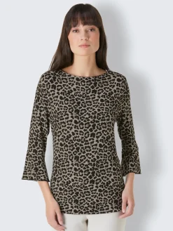 CREATION L PREMIUM Tenues De Cérémonie|T-Shirts<T-shirt à manches 3/4 contient de la soie