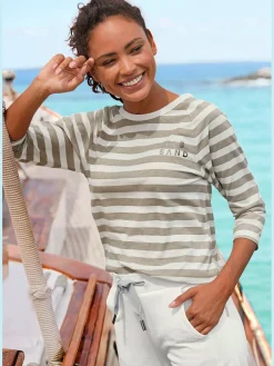 Elbsand T-Shirts<T-shirt à manches 3/4 encolure ronde