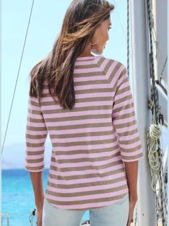 Elbsand T-Shirts<T-shirt à manches 3/4 encolure ronde