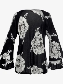 LASCANA T-Shirts<T-shirt à manches 3/4 encolure trou de serrure devant