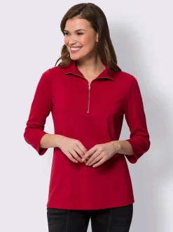 Best Connection T-Shirts<T-shirt à manches 3/4 glissière pratique facilitant l'enfilage