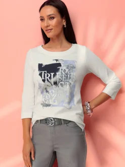 Rick Cardona T-Shirts<T-shirt à manches 3/4 joli imprimé devant