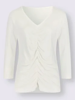 Creation L T-Shirts<T-shirt à manches 3/4 jolies fronces