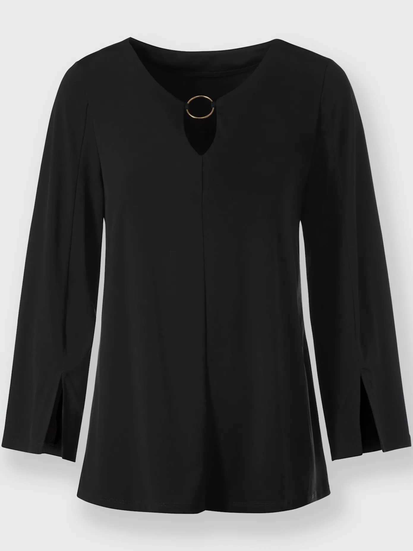 Ashley Brooke T-Shirts<T-shirt à manches 3/4 jolis détails à l'encolure