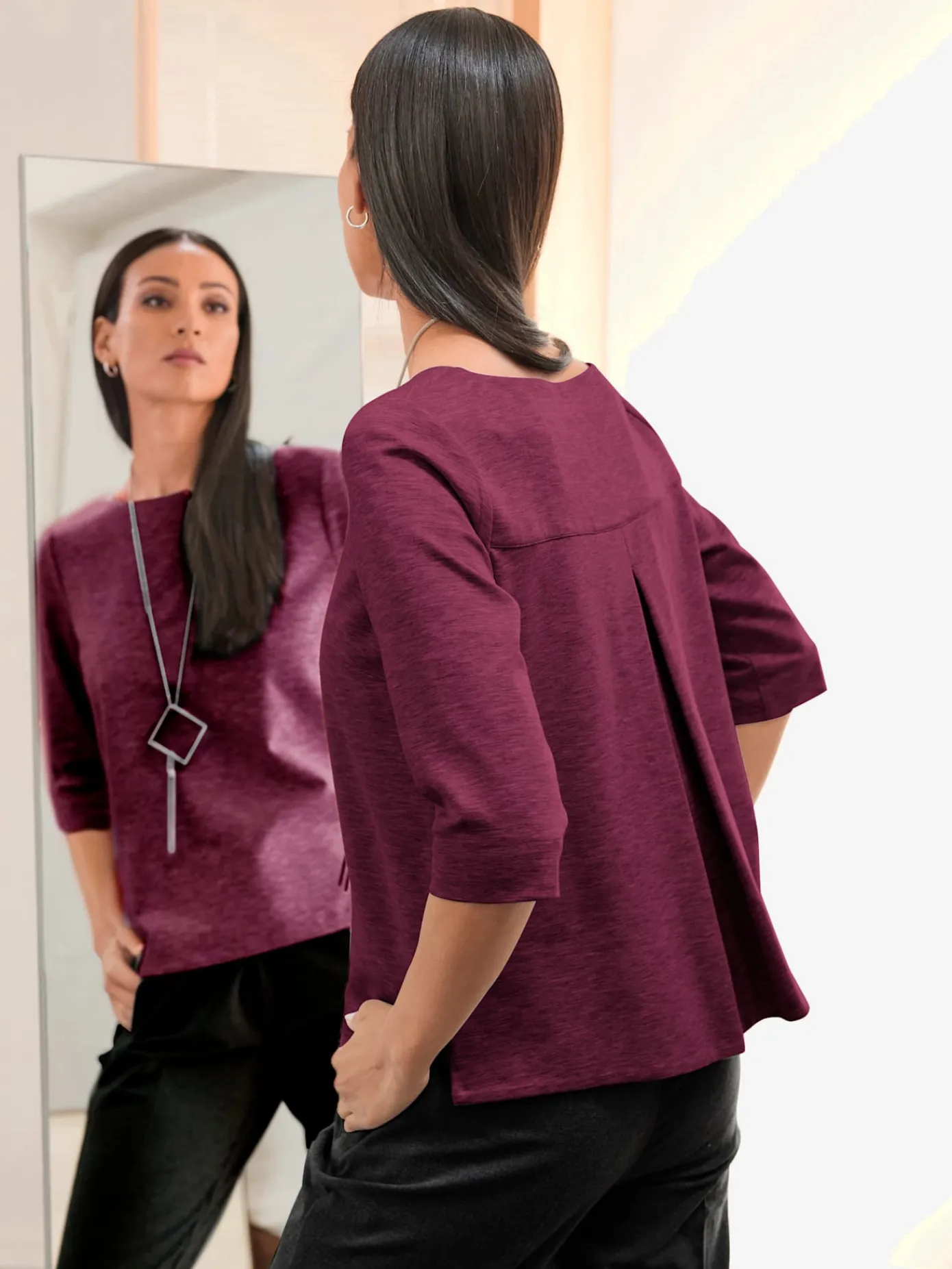 Rick Cardona T-Shirts<T-shirt à manches 3/4 élasthanne