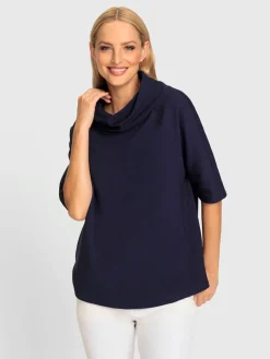 Rick Cardona T-Shirts<T-shirt à manches 3/4 look ample tendance