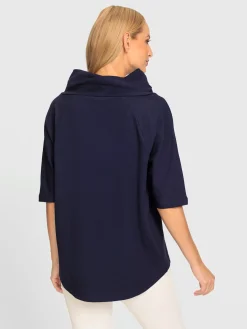 Rick Cardona T-Shirts<T-shirt à manches 3/4 look ample tendance