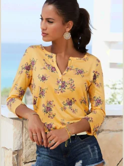 LASCANA T-Shirts<T-shirt à manches 3/4 lot de 2 pratique