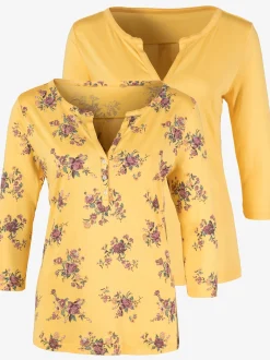 LASCANA T-Shirts<T-shirt à manches 3/4 lot de 2 pratique