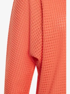 Vivance T-Shirts<T-shirt à manches 3/4 matière gaufrée légèrement transparente