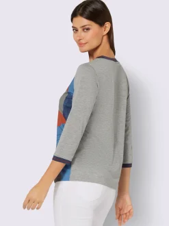 Creation L T-Shirts<T-shirt à manches 3/4 mélange de modal doux