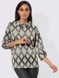 Creation L Tenues De Détente|Pulls<T-shirt à manches 3/4 mélange de modal doux