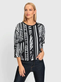 Rick Cardona T-Shirts<T-shirt à manches 3/4 motif imprimé exclusif