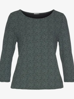 LASCANA T-Shirts<T-shirt à manches 3/4 petit nœud et découpe à la finition des manches