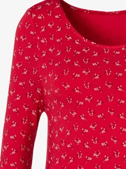 LASCANA T-Shirts<T-shirt à manches 3/4 petit nœud et découpe à la finition des manches