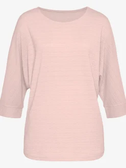 Vivance T-Shirts<T-shirt à manches 3/4 qualité crêpe structurée