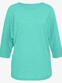 Vivance T-Shirts<T-shirt à manches 3/4 qualité crêpe structurée