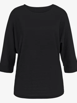 Vivance T-Shirts<T-shirt à manches 3/4 qualité crêpe structurée