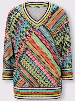 Rick Cardona T-Shirts<T-shirt à manches 3/4 qualité douce et fluide