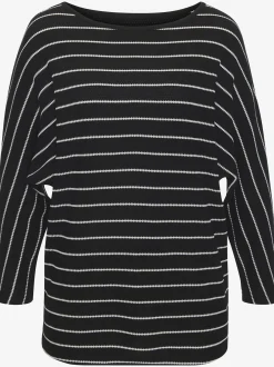 Vivance T-Shirts<T-shirt à manches 3/4 rayures structurées