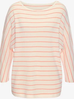 Vivance T-Shirts<T-shirt à manches 3/4 rayures structurées