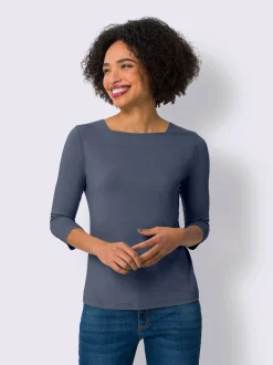 Linea Tesini T-Shirts<T-shirt à manches 3/4 superbe encolure