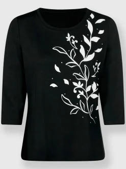 Fair Lady T-Shirts<T-shirt à manches 3/4 viscose