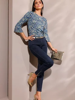 Creation L T-Shirts<T-shirt à manches 3/4 viscose