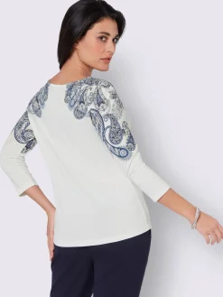 Creation L T-Shirts<T-shirt à manches 3/4 viscose