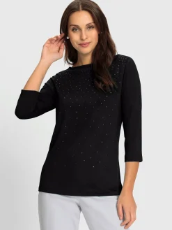 Fair Lady T-Shirts<T-shirt à manches 3/4 viscose