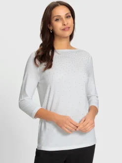 Fair Lady T-Shirts<T-shirt à manches 3/4 viscose