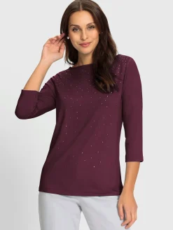 Fair Lady T-Shirts<T-shirt à manches 3/4 viscose