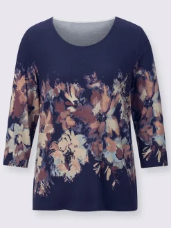 Creation L T-Shirts<T-shirt à manches 3/4 viscose