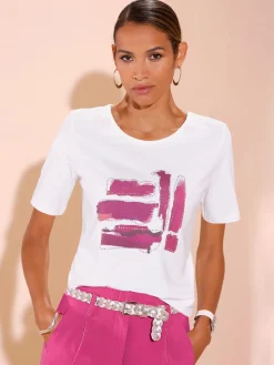 Creation L T-Shirts<T-shirt à manches courtes 95% coton