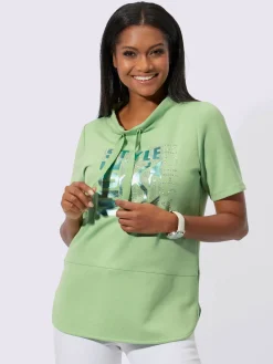 Tenues De Détente|Pulls<T-shirt à manches courtes 50% modal