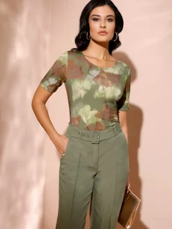 Creation L T-Shirts<T-shirt à manches courtes avec viscose (ecovero)