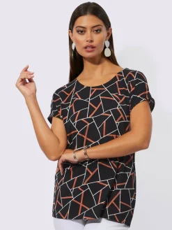 Creation L T-Shirts<T-shirt à manches courtes avec viscose (ecovero)