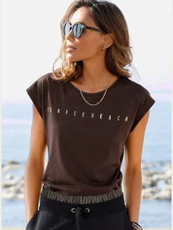 Venice Beach T-Shirts<T-shirt à manches courtes encolure ronde