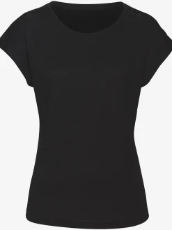 Vivance T-Shirts<T-shirt à manches courtes empiècement crochet fin aux épaules