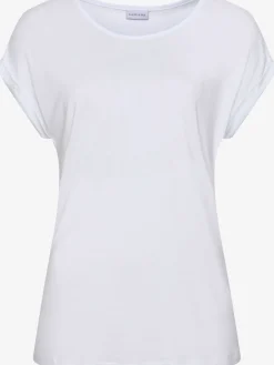 LASCANA T-Shirts<T-shirt à manches courtes encolure ronde