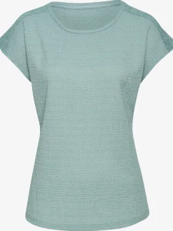 Vivance T-Shirts<T-shirt à manches courtes empiècement crochet fin aux épaules