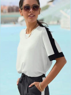 Vivance T-Shirts<T-shirt à manches courtes encolure ronde