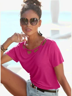 Buffalo T-Shirts<T-shirt à manches courtes encolure ronde