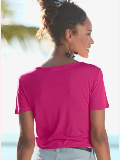 Buffalo T-Shirts<T-shirt à manches courtes encolure ronde