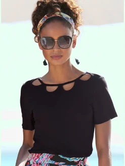 Buffalo T-Shirts<T-shirt à manches courtes encolure ronde