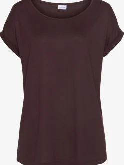 LASCANA T-Shirts<T-shirt à manches courtes encolure ronde