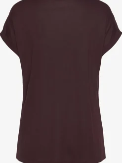 LASCANA T-Shirts<T-shirt à manches courtes encolure ronde