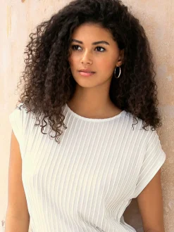 LASCANA T-Shirts<T-shirt à manches courtes encolure haute