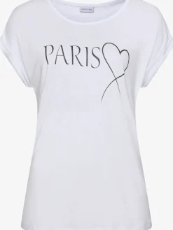 LASCANA T-Shirts<T-shirt à manches courtes encolure ronde